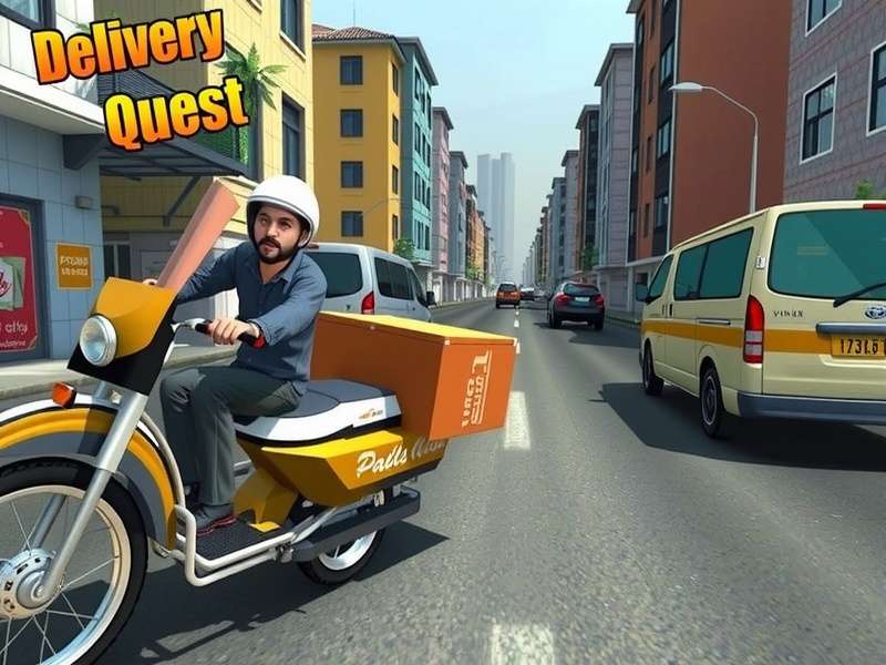 Pro Delivery Quest map showing Indian delivery routes